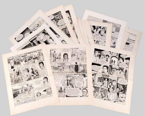 Lot 326 - [BANDE DESSINÉE] - [BOUCHARD (Gilbert), attribué à] - 46 planches… | misc / divers