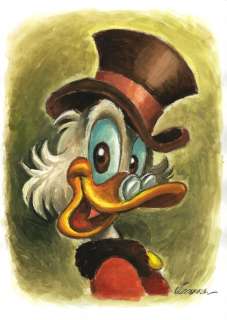 Joan Vizcarra - Uncle Scrooge - Original Painting - Hand Signed | Catawiki