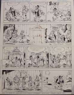 Jean Pol - 1 Original page - Sammy T32 - La BA des gorilles - 1996