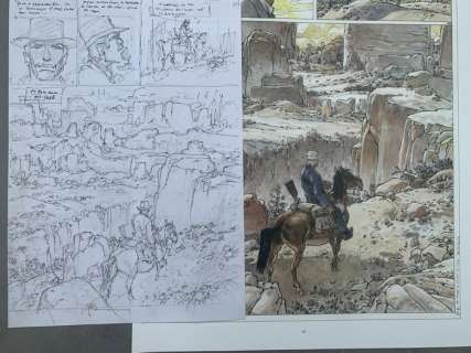 Hermann - 1 Original preliminary page - Duke T7 - Ce Monde n’est pas le mien - 2023 | Catawiki