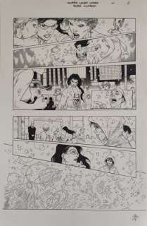 Andrés Guinaldo (Blue Lines) + Raül Fernández (Inker) - 1 Original page - Wonder Woman - Sensation Wonder Woman #41 Page 2 | Catawiki