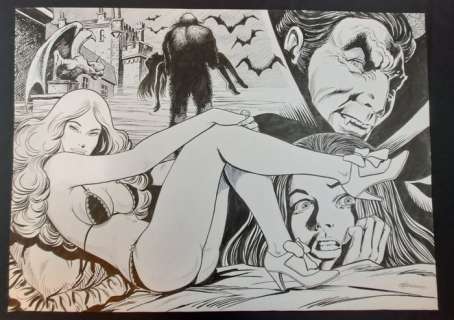 Balzano, Birago - 1 Original drawing - Zara Vampira | Catawiki