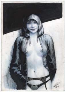 Gambedotti, Atilio - 1 Original drawing - La Capucha - 2023 | Catawiki