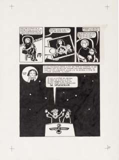 Marjane Satrapi | Persepolis (Original Book Art, page 25) | Sotheby’s