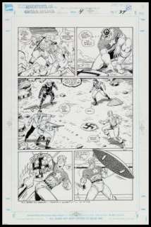 Terry Austin - ADVENTURES OF CAPTAIN AMERICA #4 Interior Page | ComicConnect