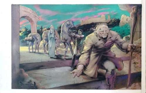 Mike Dubisch - 1 Colour pencil drawing - Wheel of Time | Catawiki