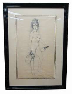 Fritz Willis Pin-Up Drawing | Stuart Ng Books