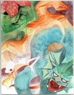 Pokemon Original Watercolor | Stuart Ng Books