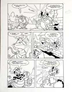 Luciano Bottaro - Original page cm. 30x38. Ink. Mint