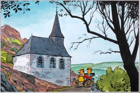 Francis | Marc Lebut et son voisin, illustration Ã  l’encre… | Millon