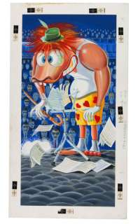 LINDBERG "MAD MAESTRO" ORIGINAL MODEL KIT BOX LID ART. | Hake’s