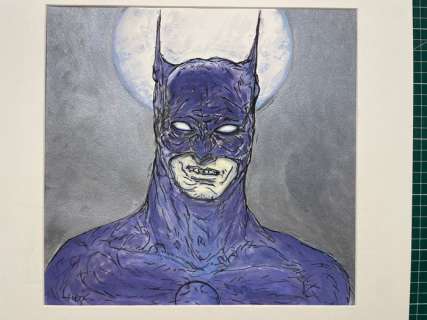 Amano, Yoshitaka - 1 Original colour drawing - Batman