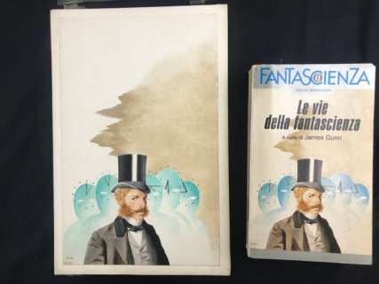 Thole, Karel - 1 Original cover - Il Diario Segreto di Phileas Fogg - Le Vie della Fantascienza | Catawiki