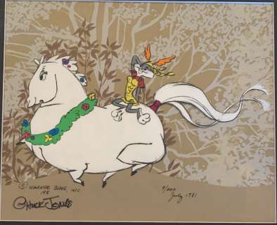 Chuck Jones Limited Edition Cel Signed Warner Bros 1981 | Animazing Gallery