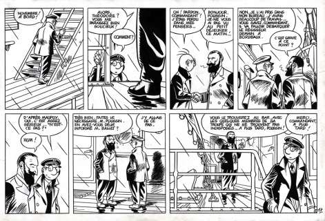 LE GALL Franck  - Theodore Poussin  - Planche 17 du récit Novembre toute l’année[...] | Vermot et Associés