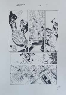 Sergio Davila (Blue Lines) + Vicente Cifuentes (Inker) - 1 Original page - The Terrifics - The Terrifics #28 Page 6 | Catawiki