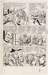 JACK KIRBY "STRANGE TALES" #109 ORIGINAL COMIC BOOK ART FEATURING HUMAN TORCH & THE FANTASTIC FOUR. | Hake’s