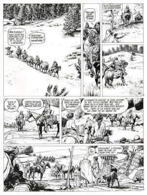 Franz | Lot 371 - Poupée d’ivoire, Le tombeau Scythe, planche originale à l’encre de chine. | Septimus