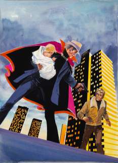 Vance - Luc Orient, illustration Ã  la gouache sur carton…