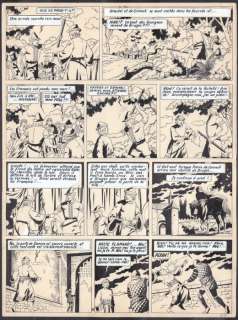 De Moor, Bob - 1 Page originale + album de luxe - De Leeuw van Vlaanderen / Le Lion de Flandre - (p.47) - 1949 | Catawiki