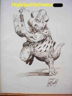 Scott Benefiel | Dinosaurs For Hire : Lorenzo Original Art By Scott Benefiel, 1988 | ComicArtFans Classifieds