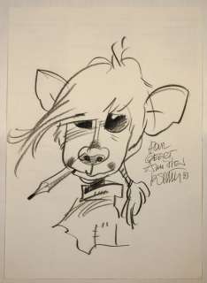 Rosiå„Ski, Grzegorz | Original drawing  - J’on  - Le Grand Pouvoir du Chninkel  - (1993) | Catawiki