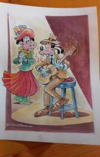 Alessandro Gottardo - 1 Watercolour - Goofy - "Big Blues Goofy" - 2022 | Catawiki