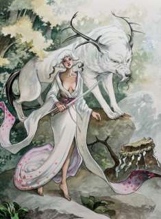 Lupattelli, Carita - 1 Original colour drawing - Izunas - 2022 | Catawiki