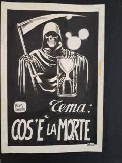 Magnus & Bunker - 1 Original page - Satanik - Tema: cos’è la Morte | Catawiki