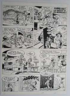 Berck - 1 Original page - Sammy 5 - De lijfwacht met acht poten / Le gorille à huit pattes - 1975 | Catawiki