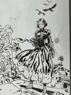 Meynet, Félix - 1 Original preliminary drawing - Sauvage T3 - La Youle - Projet de couverture - 2017 | Catawiki