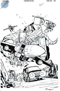 Cliff Chiang - Transformers Issue 1 Page Cover