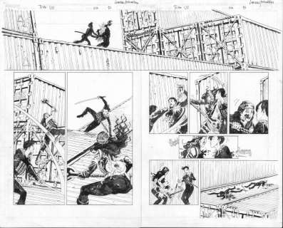 Leandro Fernandez | The Old Guard Force Multiplied Issue 03 Page 12 & 13 | Splash Page