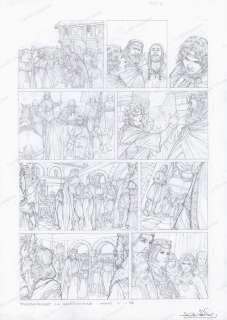 Alessia DE VINCENZI - Planche Originale « Frédégonde la sanguinaire » Tome 1 P06