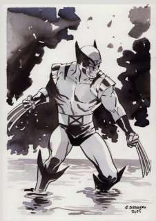 Caracuzzo, Giancarlo - 1 Original colour drawing - Wolverine - 2025 | Catawiki