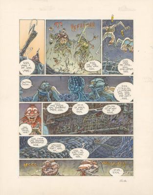 Thierry Ségur - Planche originale n°10 - Le pays des songes - Légendes des Contrées oubliées