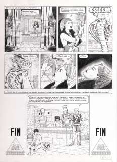 Lenaerts | Alix raconte, dernière planche Ã  l’encre de… | Millon