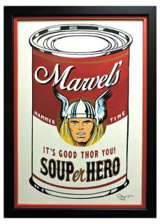 SOUPer Hero - Thor Original Painting by Tim Rogerson | Diamond Galleries