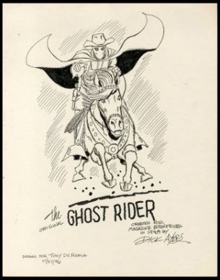 Ayers, Dick - ORIGINAL GHOST RIDER, THE Illustration | ComicConnect (Buy It Now)