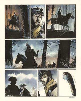 Bernard Vrancken | Nouvelle France, Chapitre I, planche orig | Daniel Maghen