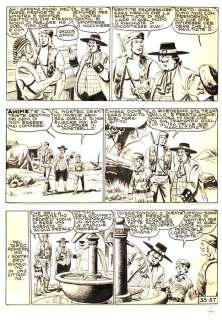 EsseGesse - 1 Original page - il Grande Blek #33 - "la banda del Pipistrello" - 1956 | Catawiki