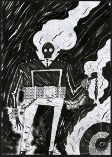 Kundo Krunch - GHOST RIDER Illustration