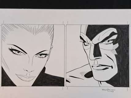 Zaniboni, Sergio - 1 Original drawing - Un Diaboliko Duo - 2008 | Catawiki