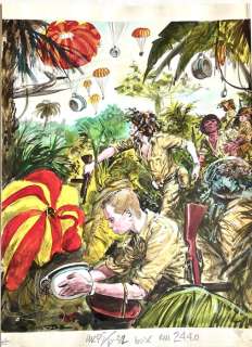 GUIDO BUZZELLI - 1 Original colour drawing - Menelik | Catawiki