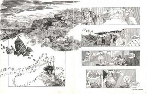 Michel Durand - Planches originales n°026-027 - Les Travailleurs de la mer