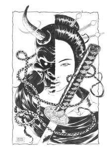 De Luca, Giuseppe - 1 Original drawing - Pin Up - Han’nya | Catawiki