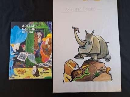 Galloni, Adelchi; Ende, Michael - 2 Original cover - Norberto Nucagrossa - 1989 | Catawiki