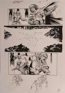 Diogenes Neves (Blue Lines) + Vicente Cifuentes (Inker) - 1 Original page - Green Arrow - Green Arrow #3, Page 19 | Catawiki