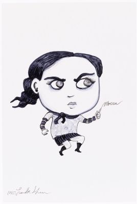 Lot 61 - CHARITY AUCTION MISS LASKO-GROSS ORIGINAL ART SKETCH DONE AT MOCCA ART FESTIVAL. | Hake’s