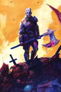 Continue Shopping | KNIGHTS VS SAMURAI #5 FEDERICO MELE ORIGINAL COVER ART | Scott’s Collectables